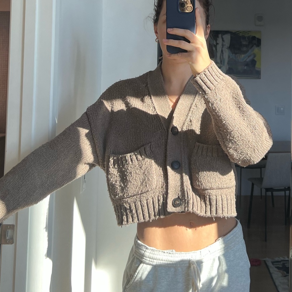 Zara cropped cardigan